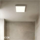 Nordlux - Oja, Square, MoodMaker™ - Matt White Modern Designer LED Ceiling Light - 3000K Warm, 4000K Neutral and Night Light - Innovative Danish Design for a Kitchen Island, Kitchen, Dining Room, Hallway, Office, Hotel, Restaurant, Bistro, Bar & Café