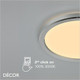 Nordlux - Oja 29 & 42, Round, MoodMaker™ - Matt White Modern Designer LED Ceiling Light - 3000K Warm, 4000K Neutral and Night Light - Innovative Danish Design for a Kitchen Island, Kitchen, Dining Room, Hallway, Office, Hotel, Bistro, Bar & Café Nordlux - Oja 29 & 42, Round, MoodMaker™ - Matt White Modern Designer LED Ceiling Light - 3000K Warm, 4000K Neutral and Night Light - Innovative Danish Design for a Kitchen Island, Kitchen, Dining Room, Hallway, Office, Hotel, Bistro, Bar & Café