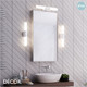Nordlux - Helva Double, Basic - White Modern Designer LED Bathroom Wall Light - Innovative Scandinavian Design For a Bathroom, Shower Room, Wet Room & Wash Room Nordlux - Helva Double, Basic - White Modern Designer LED Bathroom Wall Light - Innovative Scandinavian Design For a Bathroom, Shower Room, Wet Room & Wash Room