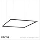 Ideal Lux - Oracle Slim 50, 70, 90, Square - Matt Black Modern Designer LED Suspension Light - Minimalism for a Kitchen, Dining Room, Office, Boardroom, Laboratory, Shop, Café or Bistro