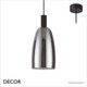 Ideal Lux - Coko, 3 Designs - Smoke Grey Modern Designer Pendant Light - Ideal for your Kitchen, Living Room, Hotel, Bistro & Café Ideal Lux - Coko, 3 Designs - Smoke Grey Modern Designer Pendant Light - Ideal for your Kitchen, Living Room, Hotel, Bistro & Café