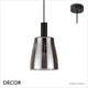 Ideal Lux - Coko, 3 Designs - Smoke Grey Modern Designer Pendant Light - Ideal for your Kitchen, Living Room, Hotel, Bistro & Café Ideal Lux - Coko, 3 Designs - Smoke Grey Modern Designer Pendant Light - Ideal for your Kitchen, Living Room, Hotel, Bistro & Café