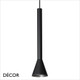 Ideal Lux - Diesis - Black Modern Designer Pendant Light - Minimalist Industrial Italian Design for a Kitchen, Dining Room, Hotel, Restaurant, Bistro, Bar & Café