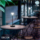 Ideal Lux - Lolita - White, Grey, Black or Coffee Dimmable Modern Designer Wireless Outdoor Garden Table Lamp - Stylish Italian Design for a Terrace, Patio, Balcony & the Outdoor Area of your Hotel & Bistro Ideal Lux - Lolita - White, Grey, Black or Coffee Dimmable Modern Designer Wireless Outdoor Garden Table Lamp - Stylish Italian Design for a Terrace, Patio, Balcony & the Outdoor Area of your Hotel & Bistro