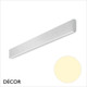 Ideal Lux - Linus - Dimmable Modular Matt White Linear Wall Light -  Stylish & Practical Design for Any Contemporary Space