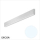 Ideal Lux - Linus - Dimmable Modular Matt White Linear Wall Light -  Stylish & Practical Design for Any Contemporary Space
