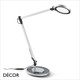 Ideal Lux - Futura - Aluminium Swivel & Height Adjustable Articulated Modern Designer LED Desk Light - Perfect Task Light for your Study, Workspace, Bedside, Lamp Table, Living Room & Lounge