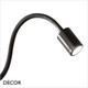Ideal Lux - Focus 1 - Matt Black Modern Designer Flexible LED Wall Light -  Innovative Italian Design for a Hotel Room, Bedside, Office or Study Ideal Lux - Focus 1 - Matt Black Modern Designer Flexible LED Wall Light -  Innovative Italian Design for a Hotel Room, Bedside, Office or Study