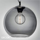 Ideal Lux - Nemo, 4 Sizes: 20, 30, 40 & 50 - Smoked Grey Glass & Chrome Modern Designer Pendant Globe Light - Contemporary Italian Chic for your Home & Business Ideal Lux - Nemo, 4 Sizes: 20, 30, 40 & 50 - Smoked Grey Glass & Chrome Modern Designer Pendant Globe Light - Contemporary Italian Chic for your Home & Business