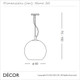 Ideal Lux - Nemo, 4 Sizes: 20, 30, 40 & 50 - Smoked Grey Glass & Chrome Modern Designer Pendant Globe Light - Contemporary Italian Chic for your Home & Business Ideal Lux - Nemo, 4 Sizes: 20, 30, 40 & 50 - Smoked Grey Glass & Chrome Modern Designer Pendant Globe Light - Contemporary Italian Chic for your Home & Business