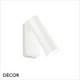 Ideal Lux - Pipe - Matt White Adjustable Modern Designer LED Wall Light -  Minimalist Task Light for a Bedside, Guest Room, Hotel Room or Study