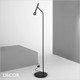 Ideal Lux - Diesis - Black Modern Designer Floor & Task Lamp - Minimalist Industrial Italian Design for Any Contemporary Space Ideal Lux - Diesis - Black Modern Designer Floor & Task Lamp - Minimalist Industrial Italian Design for Any Contemporary Space