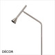 Ideal Lux - Diesis - Nickel Modern Designer Floor & Task Lamp - Minimalist Industrial Italian Design for Any Contemporary Space Ideal Lux - Diesis - Nickel Modern Designer Floor & Task Lamp - Minimalist Industrial Italian Design for Any Contemporary Space