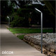 Ideal Lux - Agos, 2 Heights - Anthracite Modern Designer Outdoor Post Light - Stylish Italian Light for a Pathway, Driveway, Lawn, Patio, Balcony & Terrace Ideal Lux - Agos, 2 Heights - Anthracite Modern Designer Outdoor Post Light - Stylish Italian Light for a Pathway, Driveway, Lawn, Patio, Balcony & Terrace