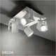 Ideal Lux - Mouse 4 - Matt Black Modern Designer Adjustable Cubic Ceiling Spotlight - Stunning in a Kitchen, Reception Room, Office, Restaurant, Bistro or Bar Ideal Lux - Mouse 4 - Matt Black Modern Designer Adjustable Cubic Ceiling Spotlight - Stunning in a Kitchen, Reception Room, Office, Restaurant, Bistro or Bar