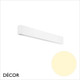 Ideal Lux - Delta, 3 Sizes - Matt White Modern Designer LED Uplight & Downlight Wall Light - Minimalism for Any Contemporary Space