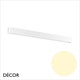 Ideal Lux - Delta, 3 Sizes - Matt White Modern Designer LED Uplight & Downlight Wall Light - Minimalism for Any Contemporary Space