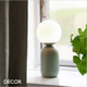 1 B Nordlux - Notti - Green Modern Designer Table Lamp - Ideal for a Living Room, Home Office, Study, Reception Room or Bedside