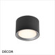 Nordlux - Landon Smart - Black Water Resistant Modern Designer Ceiling Light - Perfect for your Washroom, Bathroom & Shower Room