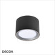 Nordlux - Landon Smart - Black Water Resistant Modern Designer Ceiling Light - Perfect for your Washroom, Bathroom & Shower Room