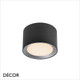 Nordlux - Landon Smart - Black Water Resistant Modern Designer Ceiling Light - Perfect for your Washroom, Bathroom & Shower Room