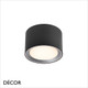 Nordlux - Landon 8, Moodmaker™ - Black Water Resistant Modern Designer Ceiling Light - Perfect for your Washroom, Bathroom & Shower Room