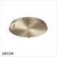 1 A 1 Ideal Lux - Round Ceiling Plate for 3 Pendant Lights, Ø30cm - Brushed Brass Modern Designer Ceiling Plate - Ideal for Hanging Multiple Pendant Lights 1 A 1 Ideal Lux - Round Ceiling Plate for 3 Pendant Lights, Ø30cm - Brushed Brass Modern Designer Ceiling Plate - Ideal for Hanging Multiple Pendant Lights