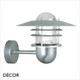 Nordlux - Agger - Galvanized Steel Modern Designer Outdoor Wall Light - Contemporary Industrial Style Lighting for your Garden, Hotel, Bistro & Café