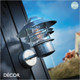 Nordlux - Blokhus - Galvanized Steel Modern Designer Outdoor Wall Light - Contemporary Industrial Style Lighting for your Garden, Hotel, Bistro & Café