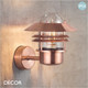 Nordlux - Blokhus - Copper Modern Designer Outdoor Wall Light - Contemporary Industrial Style Lighting for your Garden, Hotel, Bistro & Café