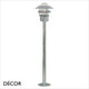 Nordlux - Blokhus - Galvanized Steel Modern Designer Outdoor Garden Lamp Post Light - Contemporary Industrial Style Lighting for your Garden, Hotel & Bistro Nordlux - Blokhus - Galvanized Steel Modern Designer Outdoor Garden Lamp Post Light - Contemporary Industrial Style Lighting for your Garden, Hotel & Bistro