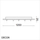 1 A Ideal Lux - Linear Ceiling Plates - Brass & Copper Modern Designer Ceiling Fitting for 5 Pendant Lights - Ideal for a Kitchen, Dining Room, Bistro & Café 1 A Ideal Lux - Linear Ceiling Plates - Brass & Copper Modern Designer Ceiling Fitting for 5 Pendant Lights - Ideal for a Kitchen, Dining Room, Bistro & Café