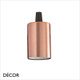 Ideal Lux - Modern Bulb Holder - Copper Minimalist Designer Pendant Light Fitting - Ideal for Creating a Unique Pendant Light Design Ideal Lux - Modern Bulb Holder - Copper Minimalist Designer Pendant Light Fitting - Ideal for Creating a Unique Pendant Light Design
