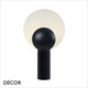 Nordlux - Caché - Matt Black Marble & Opal White Glass Modern Designer Table Lamp - Architectural Design for any Contemporary Space. DFTP Nordlux - Caché - Matt Black Marble & Opal White Glass Modern Designer Table Lamp - Architectural Design for any Contemporary Space. DFTP