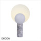 1 A Nordlux - Caché - Matt Grey Marble & Opal White Glass Modern Designer Table Lamp - Architectural Design for any Contemporary Space. DFTP 1 A Nordlux - Caché - Matt Grey Marble & Opal White Glass Modern Designer Table Lamp - Architectural Design for any Contemporary Space. DFTP