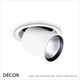 Ideal Lux - Nova, 2 Sizes - White Modern Designer Directional Recessed Ceiling Downlight/Spotlight, 4000K Neutral White Light - Minimalist Italian Design For Any Contemporary Space
