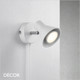 Nordlux - Eik 1-Spot - White Modern Designer Adjustable Spotlight - Ideal for Any Contemporary Space