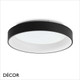 Ideal Lux - Ziggy 30, 45, 60, 3 Sizes - Matt Black Modern Ceiling Light - Minimalist Italian Design For Any Contemporary Space