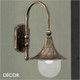 Ideal Lux - Cima - Antiqued Black & Gold Modern Designer Outdoor Wall Light - Stylish Italian Vintage Elegance for any Outdoor Area of your Home or Business Ideal Lux - Cima - Antiqued Black & Gold Modern Designer Outdoor Wall Light - Stylish Italian Vintage Elegance for any Outdoor Area of your Home or Business