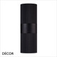 Nordlux - Kyklop Ripple - Matt Black Modern Designer Outdoor Garden Wall Light - Striking Danish Design for your Garden, Terrace, Hotel & Bistro