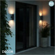 Nordlux - Kyklop Ripple - Matt Black Modern Designer Outdoor Garden Wall Light - Striking Danish Design for your Garden, Terrace, Hotel & Bistro