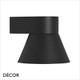 Nordlux - Kyklop Cone - Matt Black Modern Designer Outdoor Garden Wall Light - Striking Danish Design for your Garden, Terrace, Hotel & Bistro