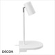 Nordlux - Cody with USB Port and Shelf - White Modern Designer Adjustable Wall Light - Minimalist Multifunctional Design for any Contemporary Space
