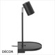 Nordlux - Cody with USB Port and Shelf - Black Modern Designer Adjustable Wall Light - Minimalist Multifunctional Design for any Contemporary Space Nordlux - Cody with USB Port and Shelf - Black Modern Designer Adjustable Wall Light - Minimalist Multifunctional Design for any Contemporary Space