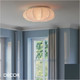 Nordlux - Aeron 60 - Soft Fabric Covered Modern Designer Flush-Fitting Ceiling Light - Stylish Danish Design for Any Contemporary Space Nordlux - Aeron 60 - Soft Fabric Covered Modern Designer Flush-Fitting Ceiling Light - Stylish Danish Design for Any Contemporary Space