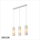 1 C Nordlux - Miella 3-Rail - Fluted White Glass Modern Designer Multiple Pendant Light - Classic Danish Design for any Contemporary Space 1 C Nordlux - Miella 3-Rail - Fluted White Glass Modern Designer Multiple Pendant Light - Classic Danish Design for any Contemporary Space