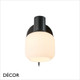 Nordlux - Milford Mini - Opal White Glass & Black Modern Designer Adjustable Wall Light - Stunning in a Study, Workspace, Bedside or any Contemporary Space Nordlux - Milford Mini - Opal White Glass & Black Modern Designer Adjustable Wall Light - Stunning in a Study, Workspace, Bedside or any Contemporary Space