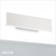 Ideal Lux - Desk - Matt White Modern Designer LED Wall Light - Minimalism for a Kitchen, Dining Room, Office, Boardroom, Laboratory, Shop, café or Bistro