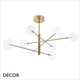 A1. Ideal Lux - Equinoxe 8 - Antique Brass & Clear Glass Globes Modern Designer Multiple Globe Pendant Light - A Statement Piece for your Dining Room, Hallway, Stairwell, Kitchen, Restaurant, Bistro or Hotel Foyer A1. Ideal Lux - Equinoxe 8 - Antique Brass & Clear Glass Globes Modern Designer Multiple Globe Pendant Light - A Statement Piece for your Dining Room, Hallway, Stairwell, Kitchen, Restaurant, Bistro or Hotel Foyer