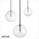 1 A Ideal Lux - Equinoxe 15, 20 & 25 - Polished Chrome & Clear Glass Globe Modern Designer Pendant Light - A Minimalist Piece for your Dining Room, Hallway, Stairwell, Kitchen, Restaurant, Bistro or Hotel Foyer 1 A Ideal Lux - Equinoxe 15, 20 & 25 - Polished Chrome & Clear Glass Globe Modern Designer Pendant Light - A Minimalist Piece for your Dining Room, Hallway, Stairwell, Kitchen, Restaurant, Bistro or Hotel Foyer